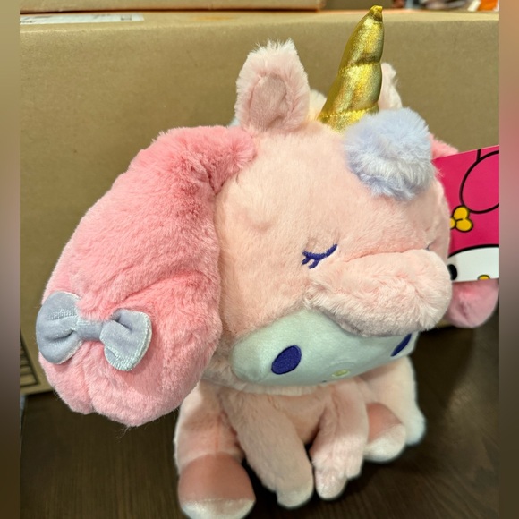 My Melody As A Unicorn 9 Inch Plush By Hello Kitty Sanrio Franchise - Picture 3 of 5